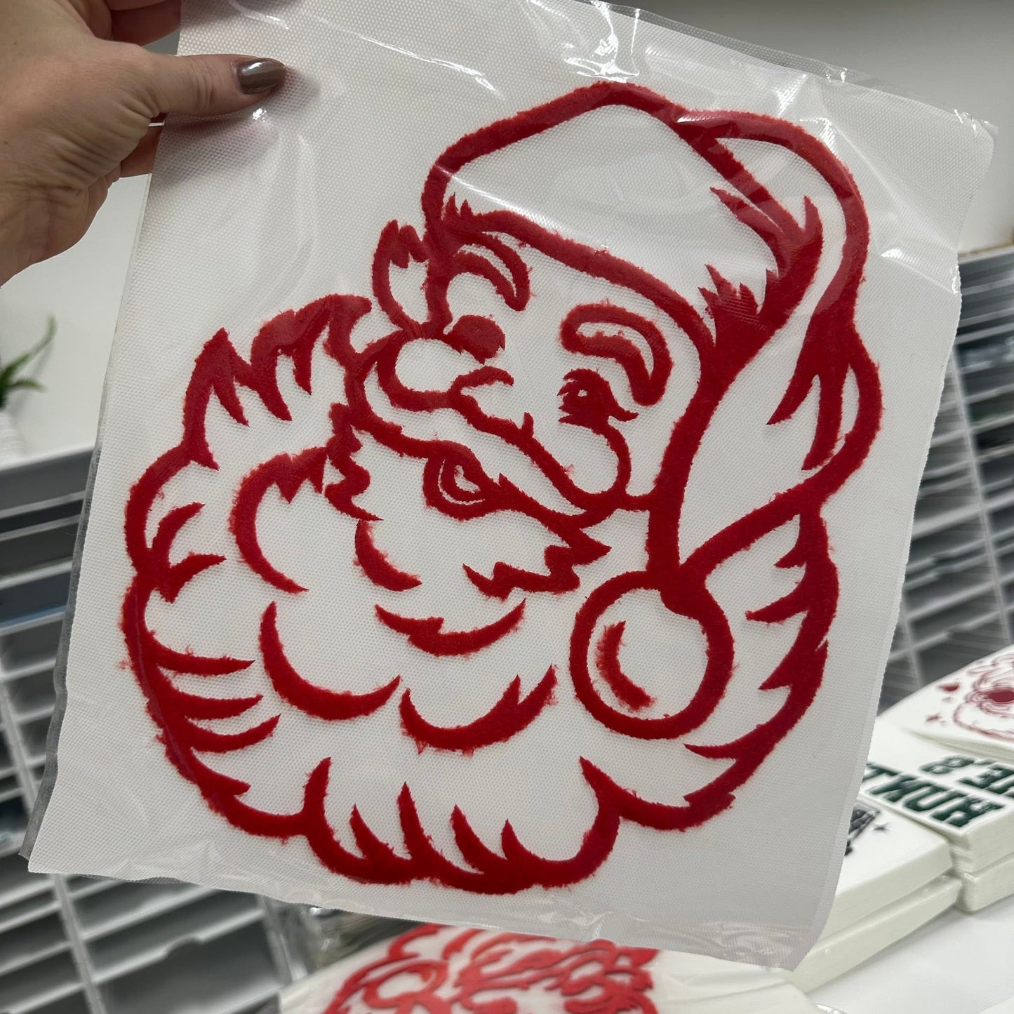 Fluffy Santa