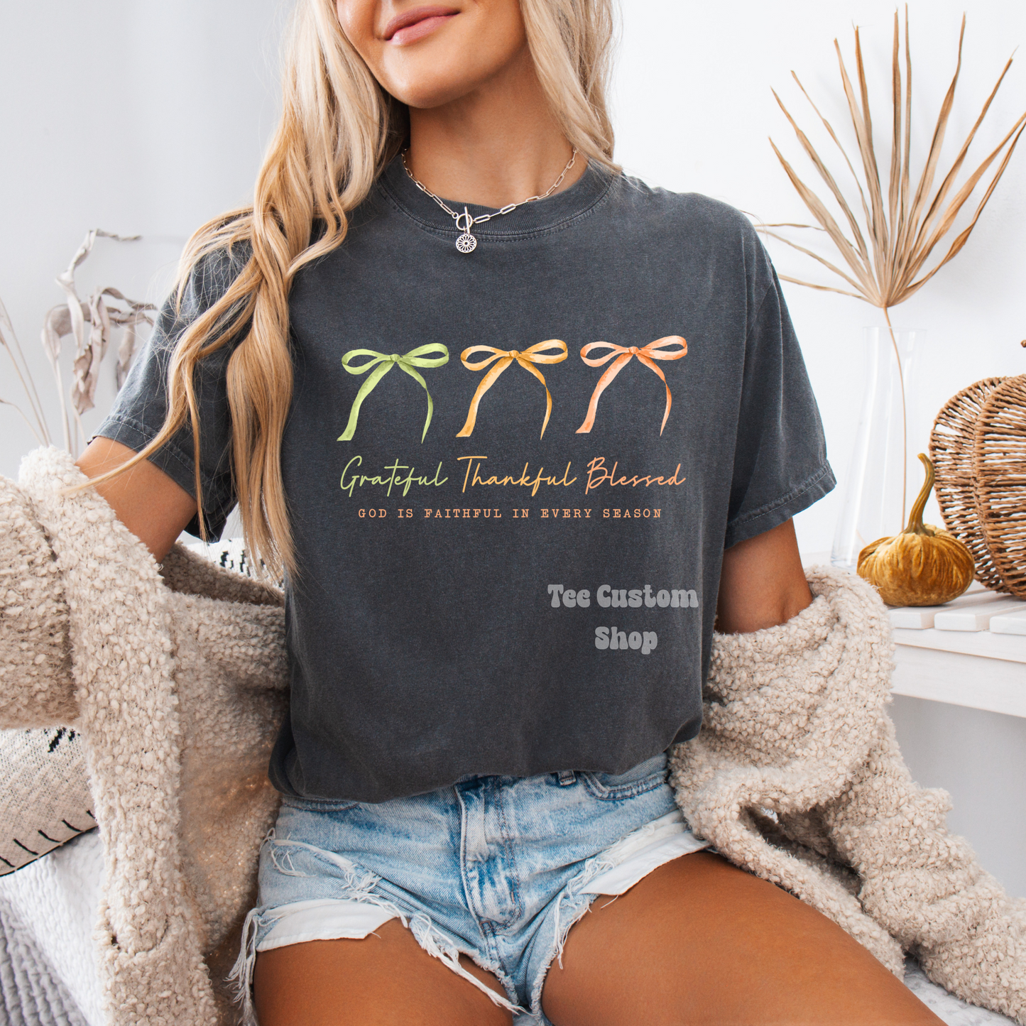 Grateful Thankful Blessed T-Shirt