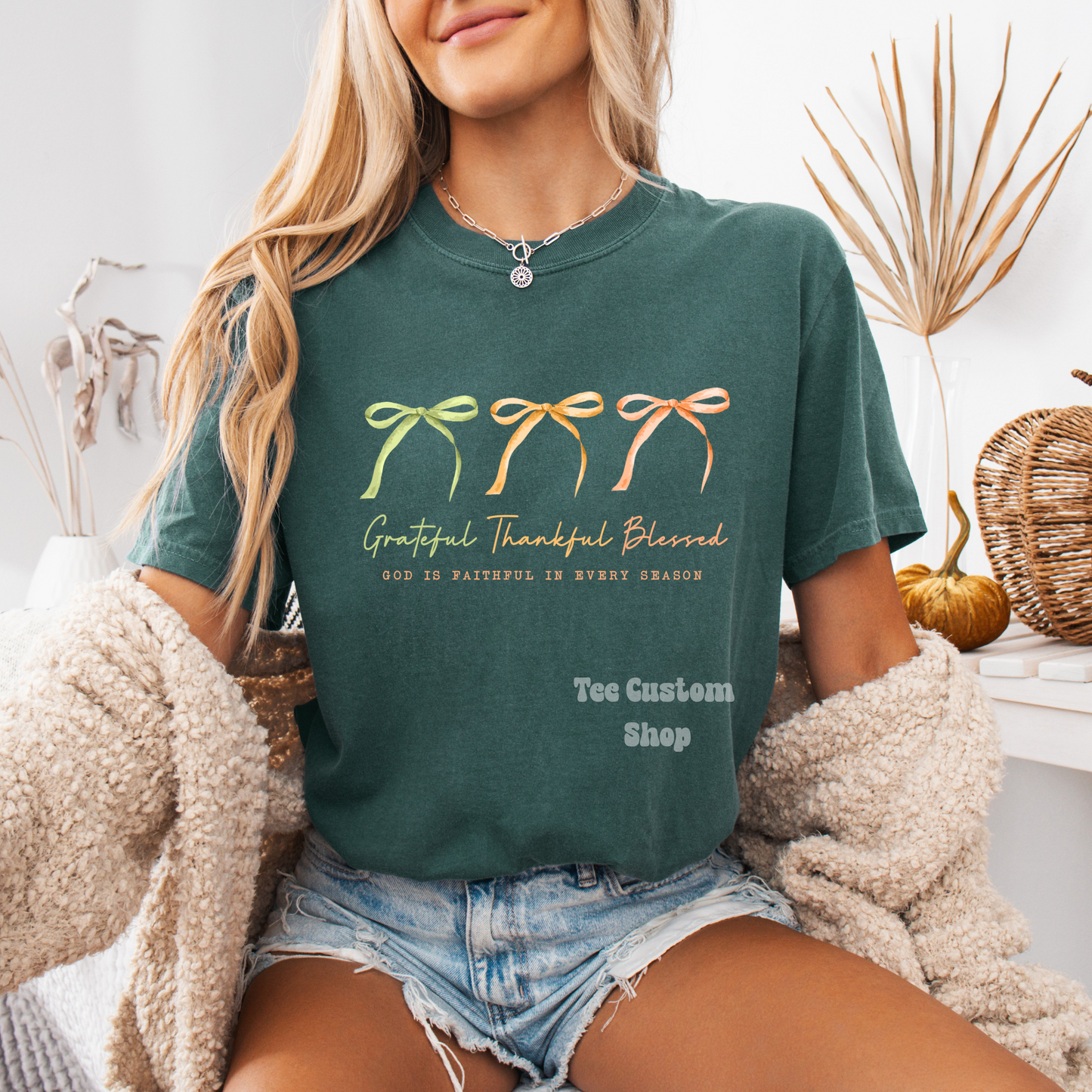 Grateful Thankful Blessed T-Shirt