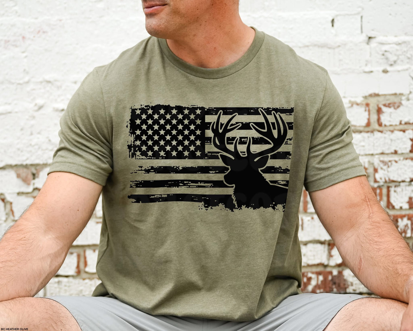 Flag with Buck
