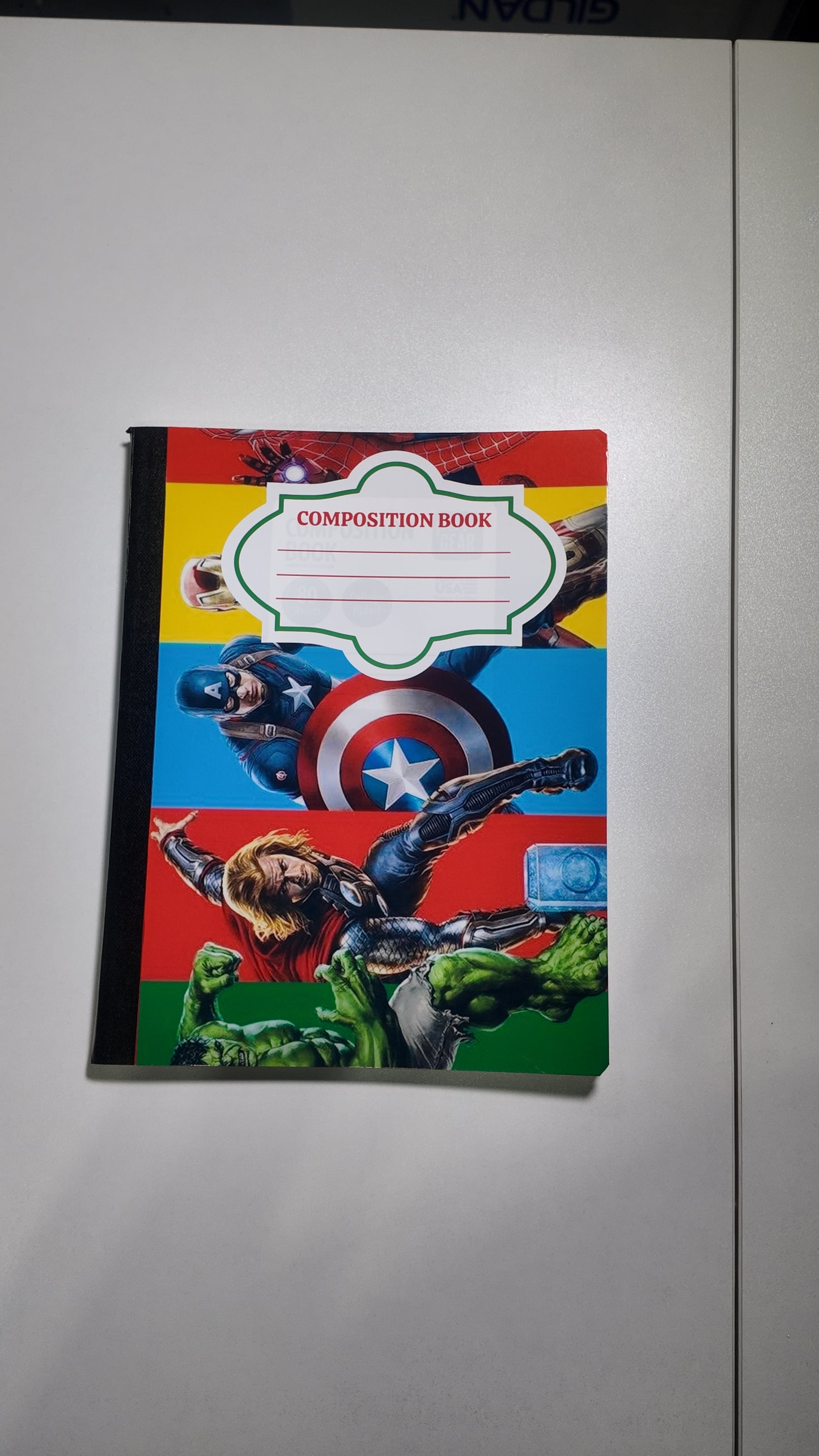 Laminated Composition Notebook