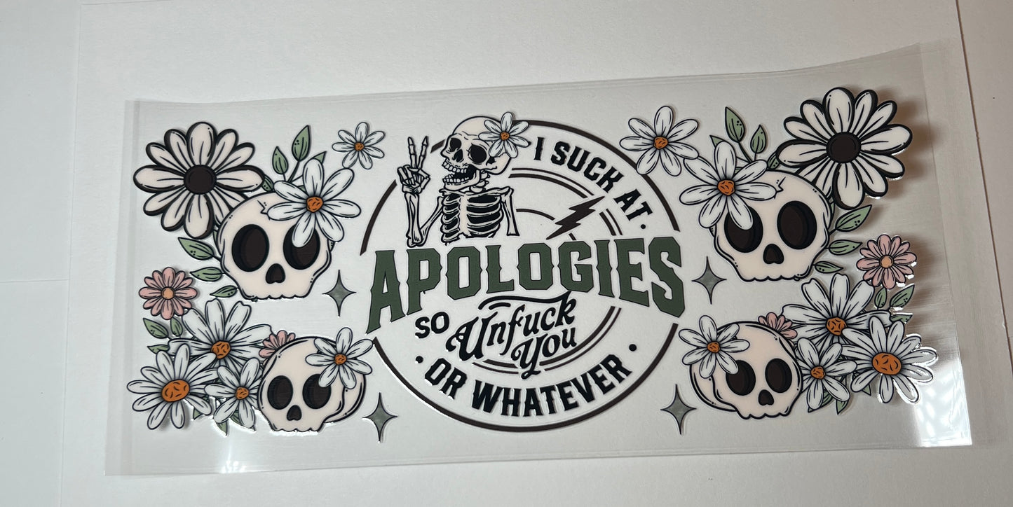Apologies