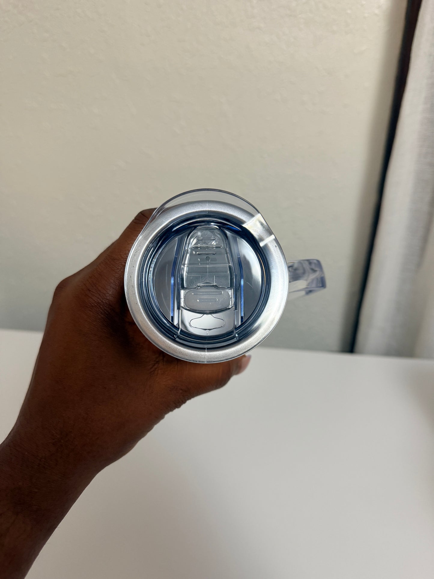 20oz Stainless Steel SnowGlobe with Handle Tumbler