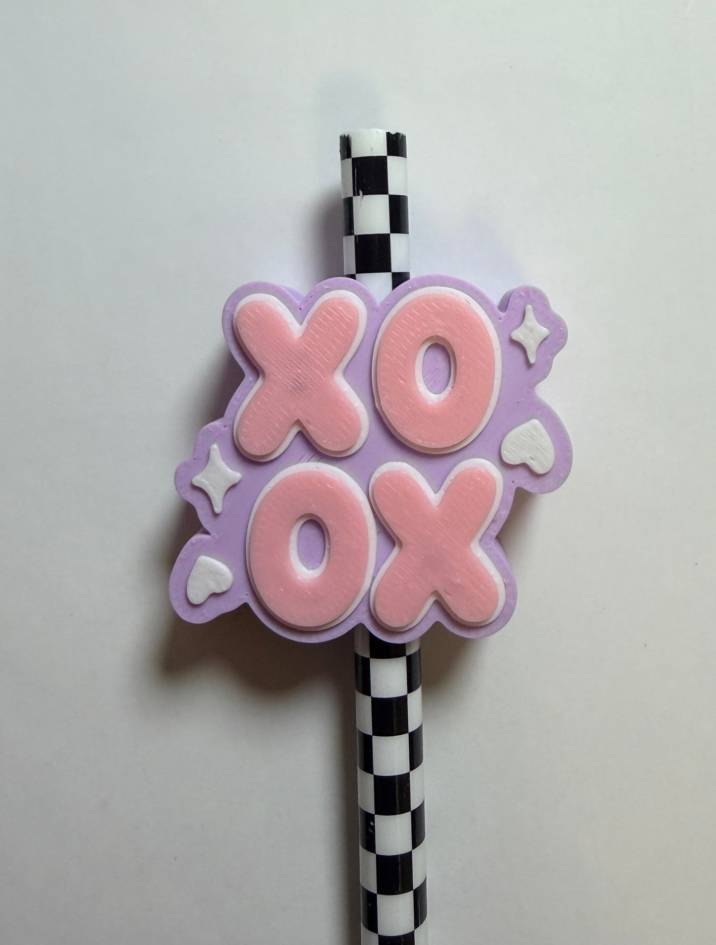 Xoxo Straw Topper