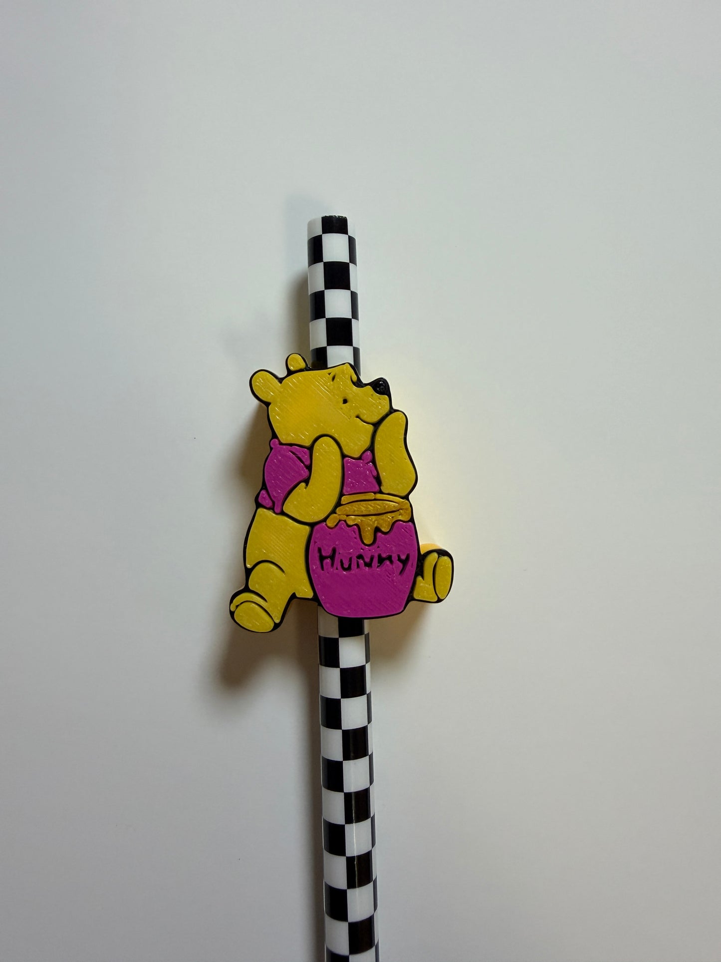 Pooh3D Straw Topper