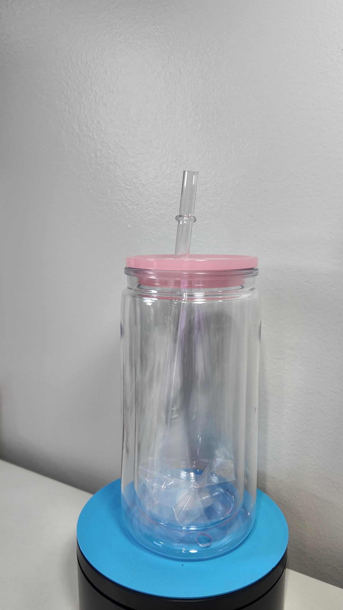 16oz Acrylic Snow Globe Cup