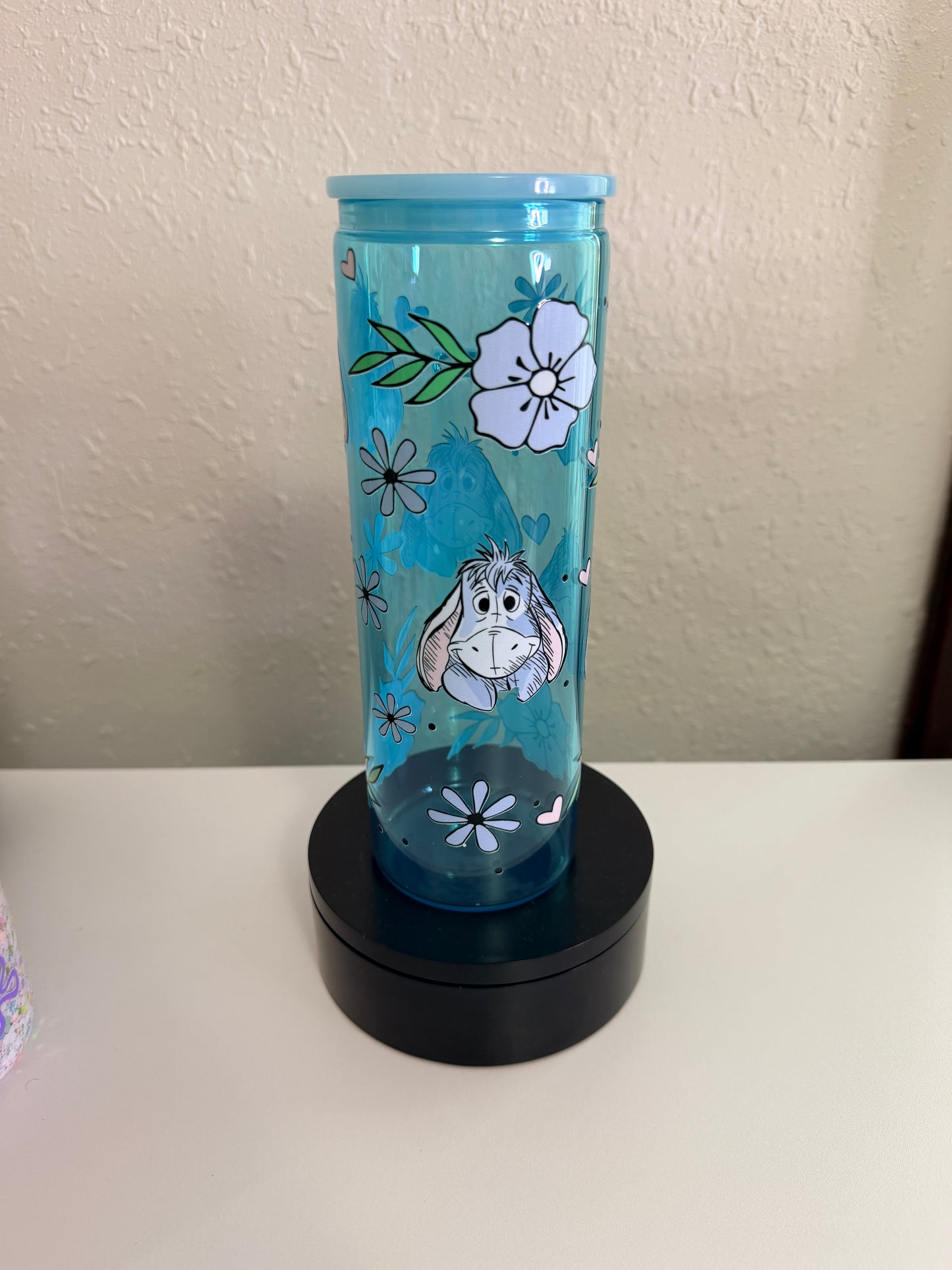 Eeyore 20oz Glass Tumbler