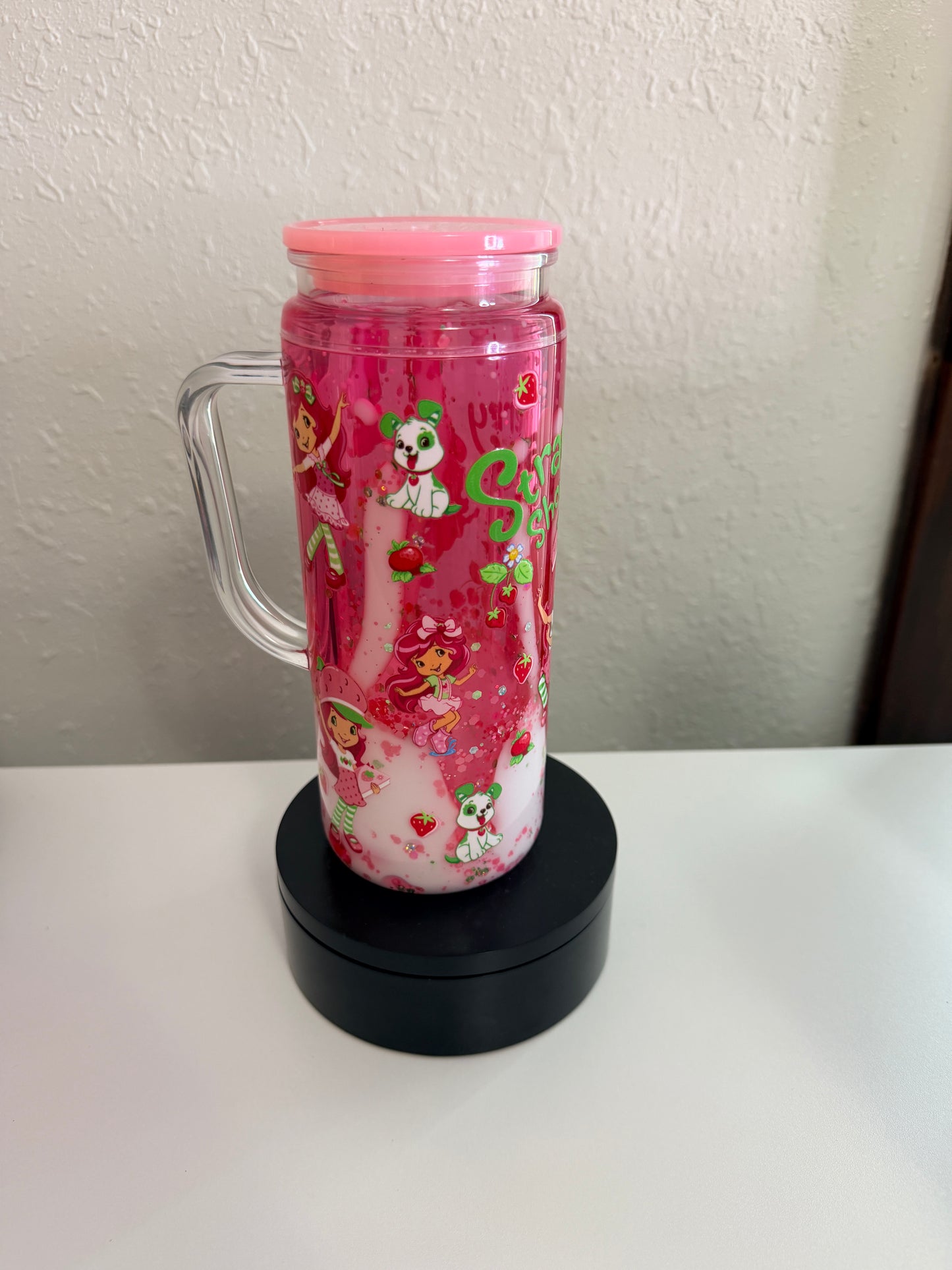 Strawberry 20oz Tumbler with Handle