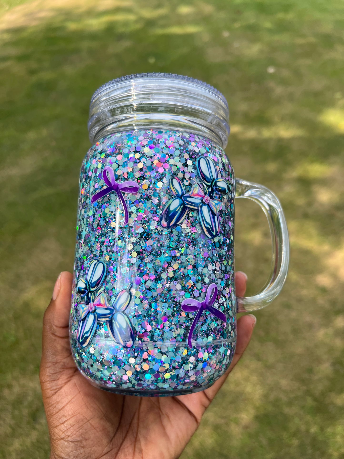 20oz Acrylic Snow Globe Tumbler