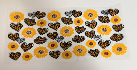 Leopard Hearts 40oz Wrap