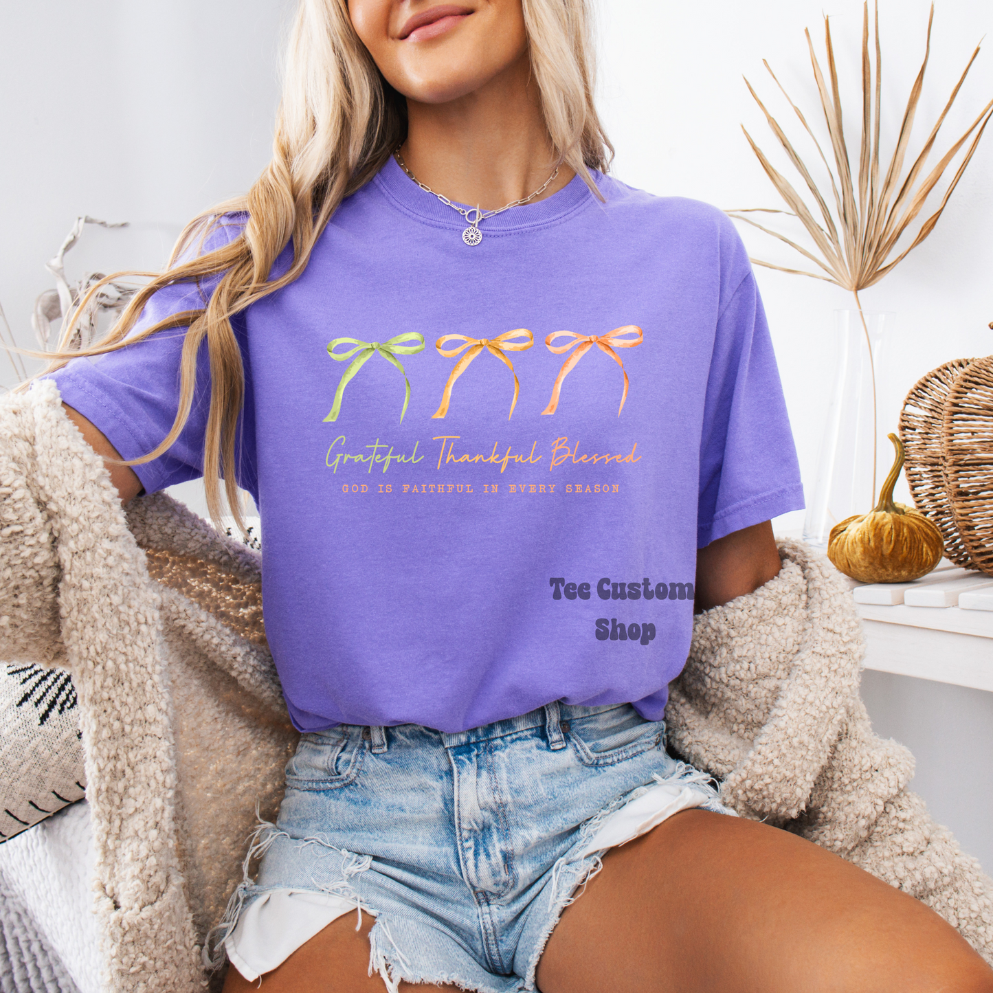 Grateful Thankful Blessed T-Shirt