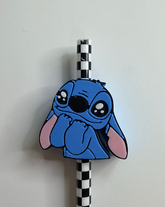 Blue Guy Straw Topper