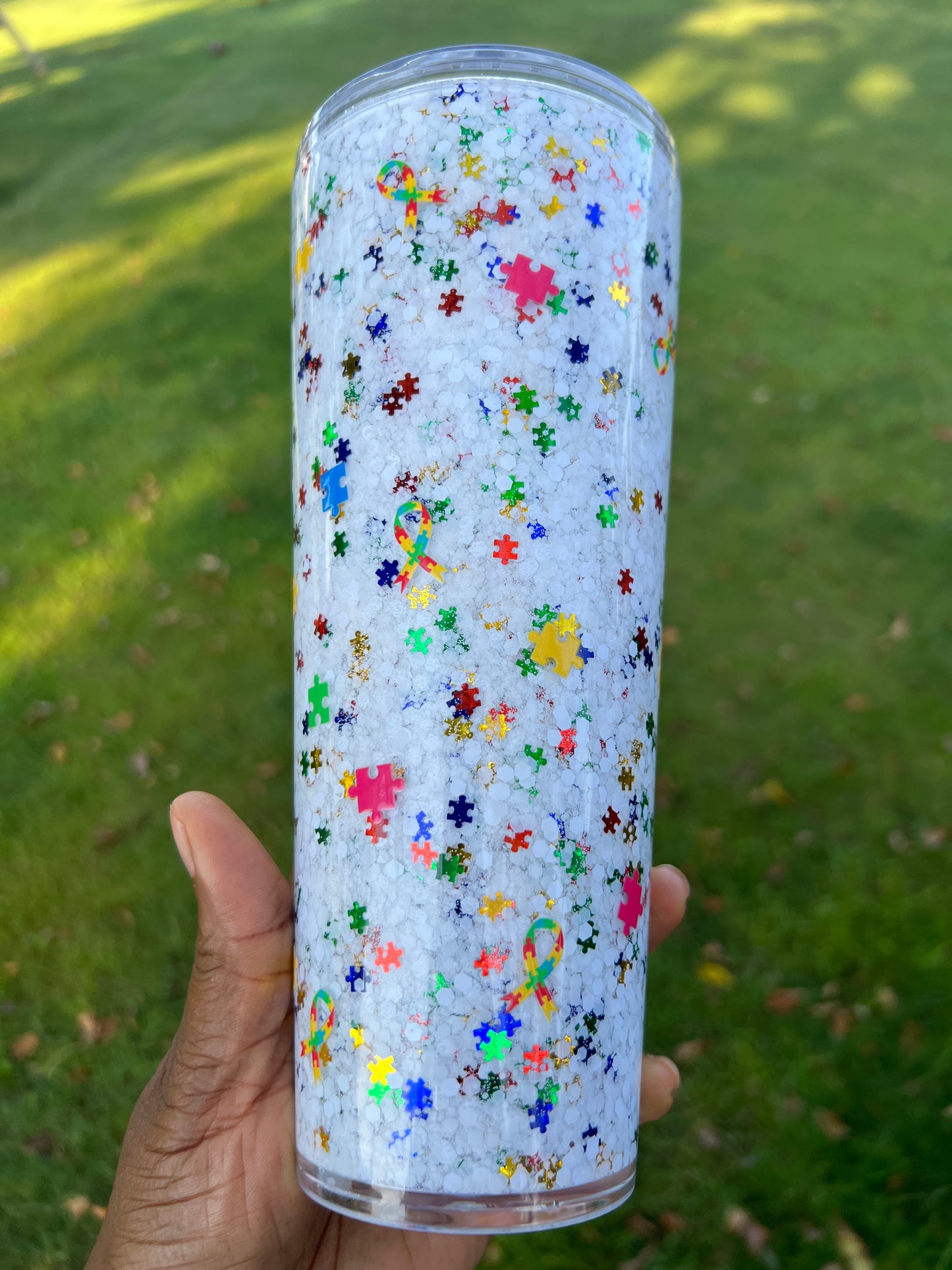 Autism Support 24oz Acrylic Tumbler