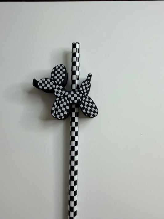 Balloon Dog Straw Topper