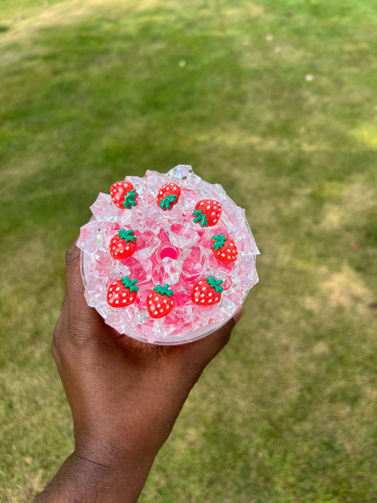 Strawberry Milk Acrylic Tumbler
