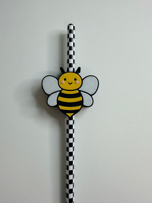 Bee Straw Topper