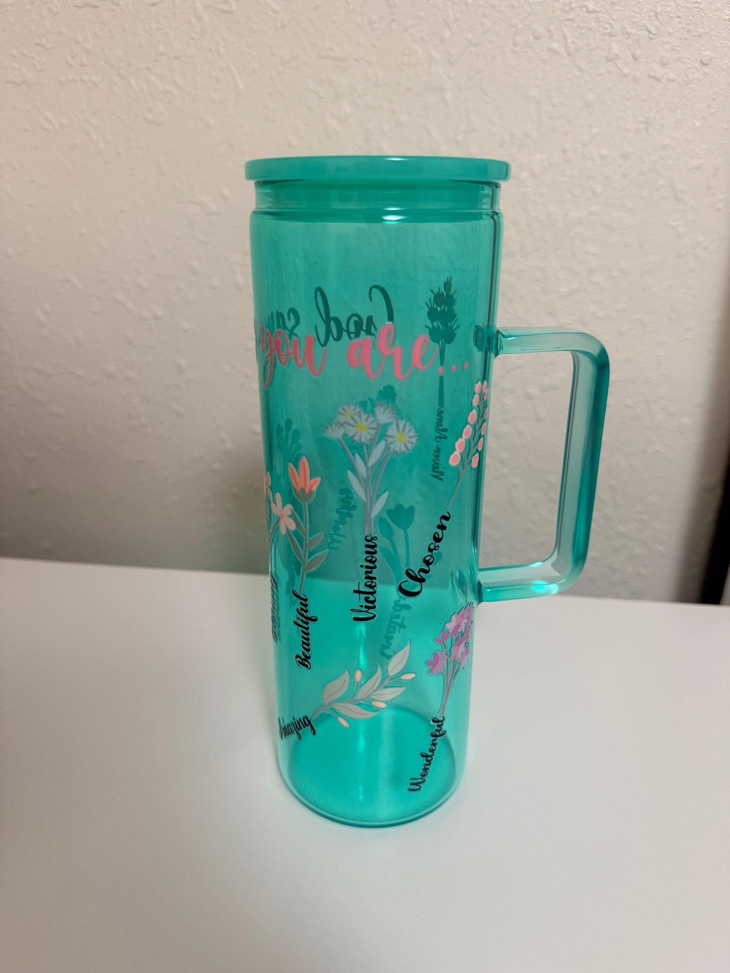 God Says 20oz Glass