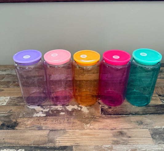 16oz Color Glass Tumbler
