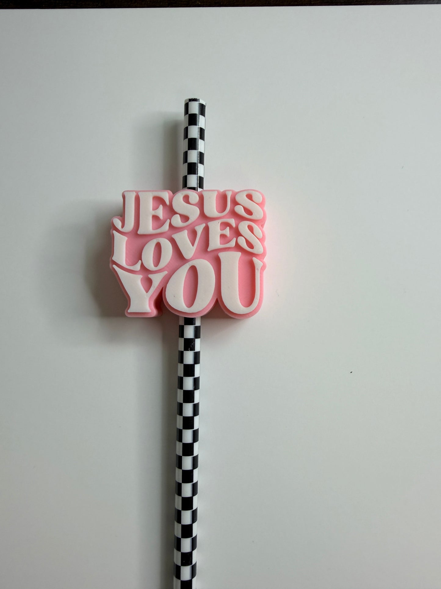 Jesus Straw Topper