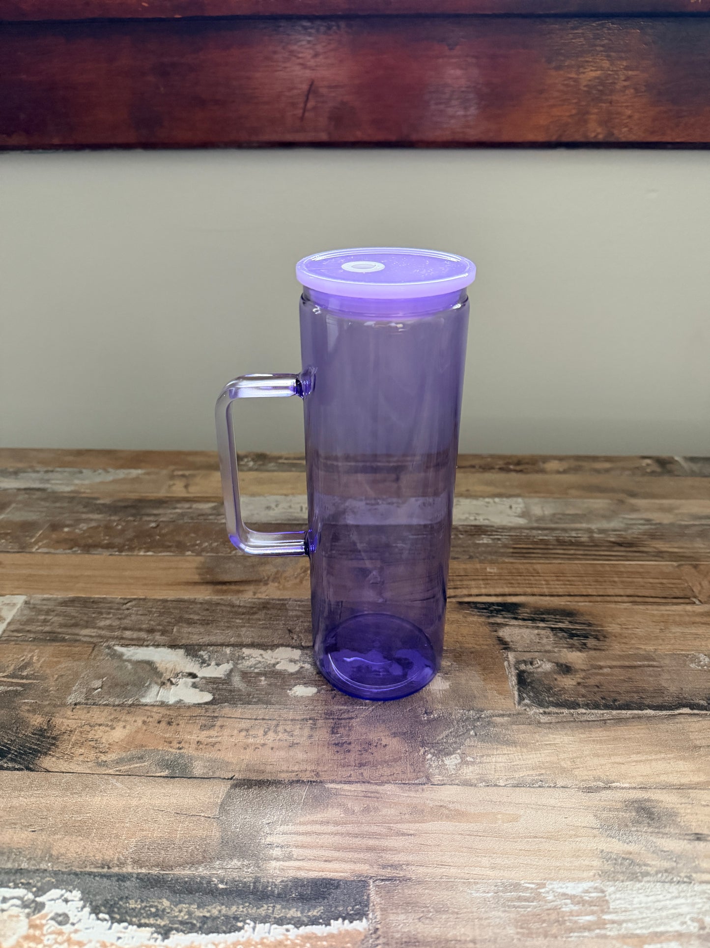 20oz Glass Tumbler with Handle