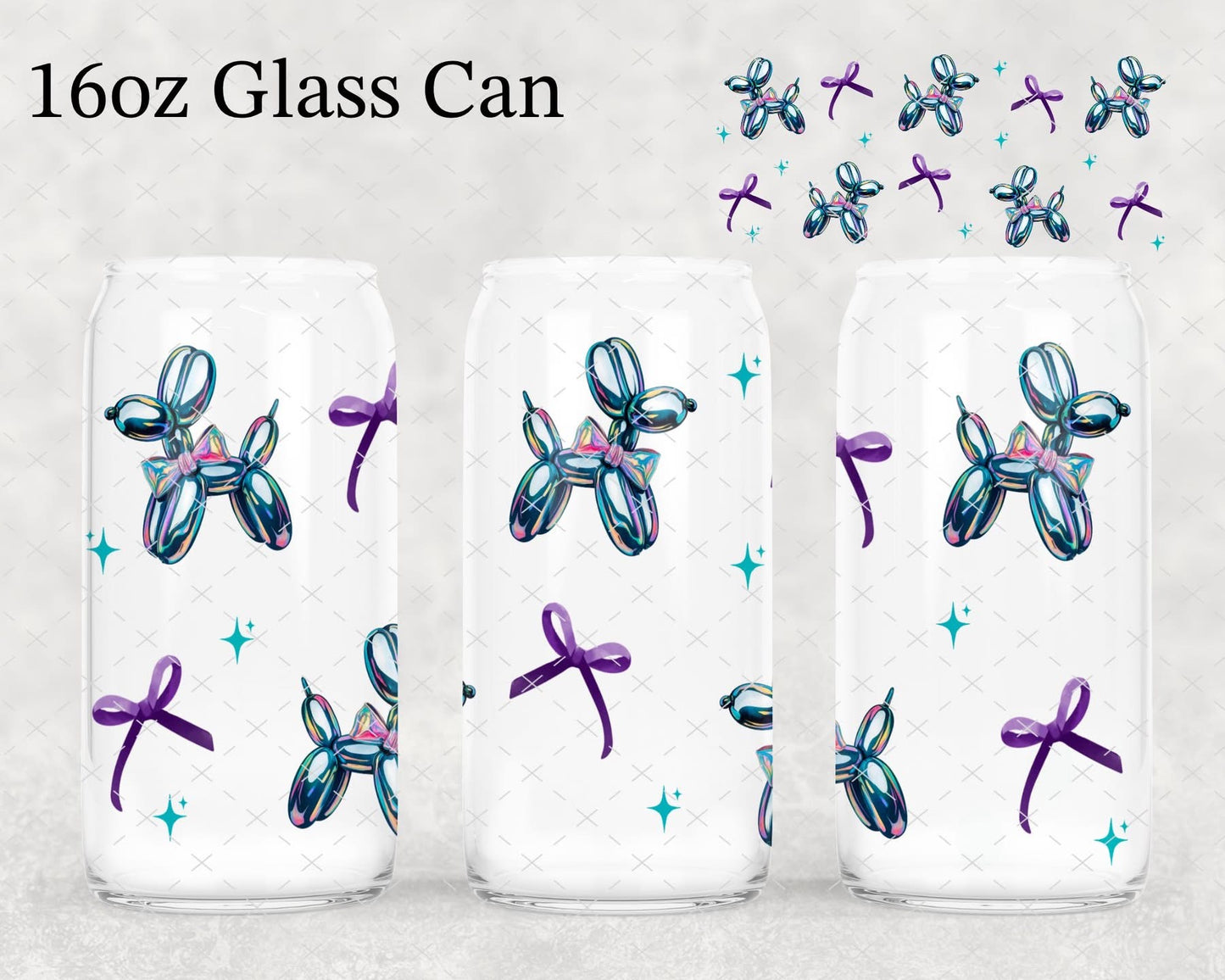 Ballon animal triple cup design
