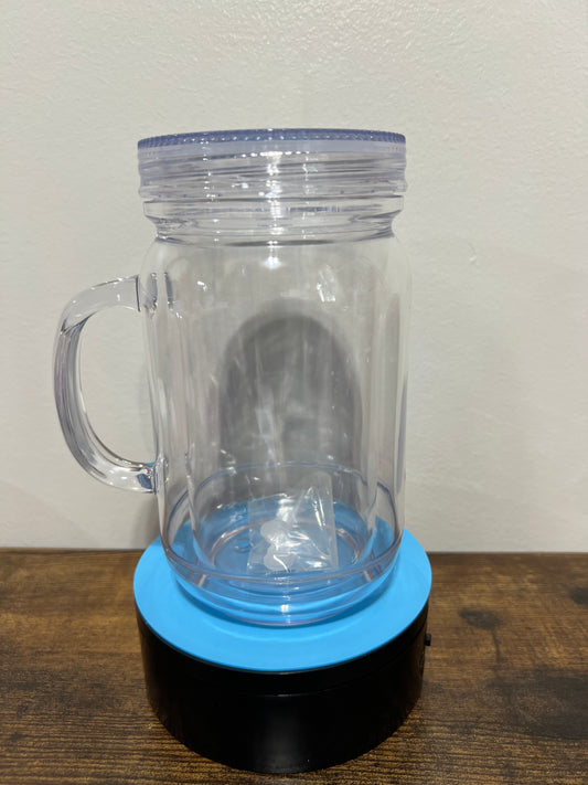 20oz Acrylic Mason Jar