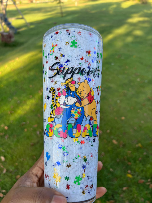Autism Support 24oz Acrylic Tumbler