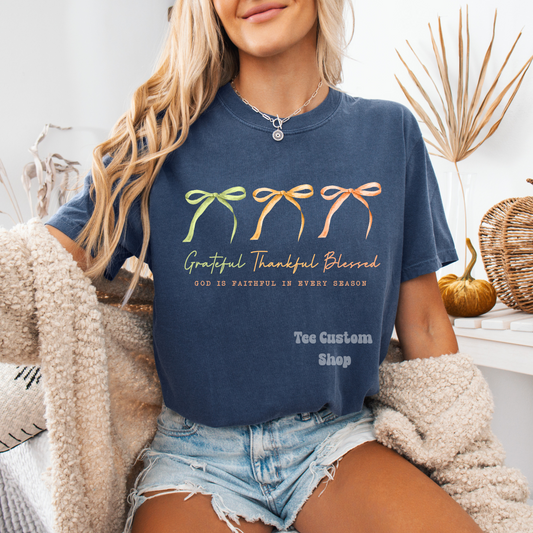 Grateful Thankful Blessed T-Shirt