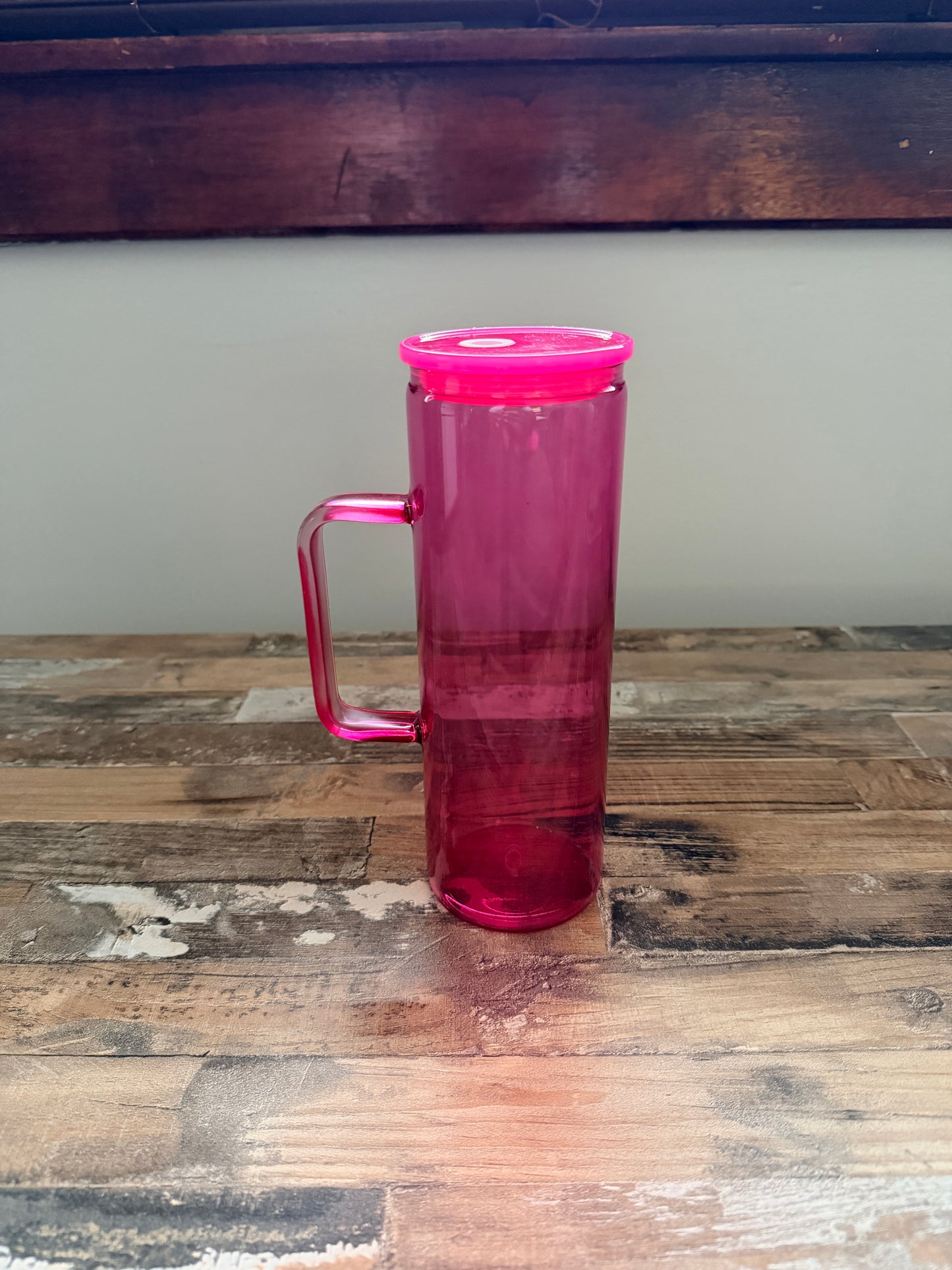 20oz Glass Tumbler with Handle