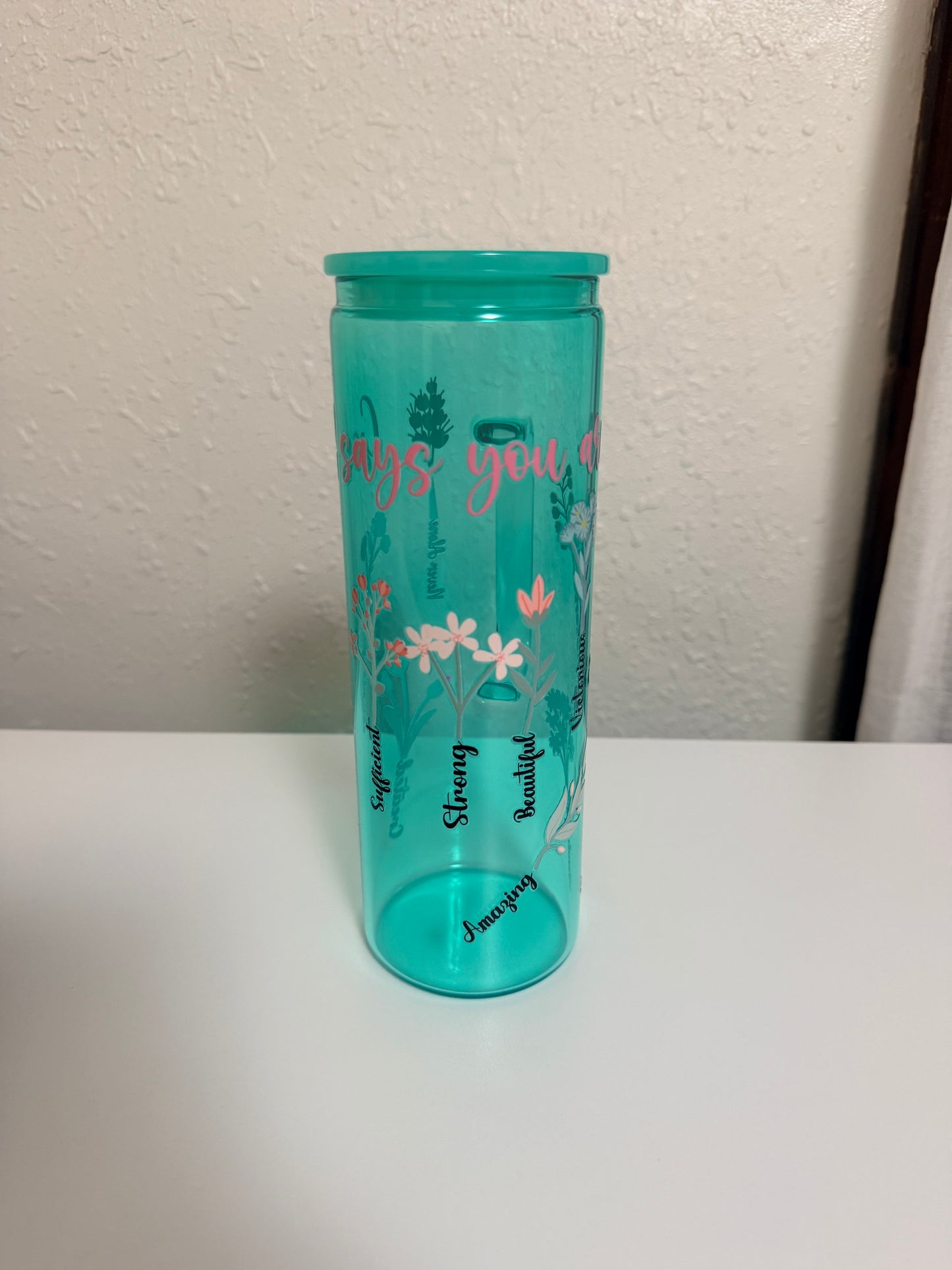 God Says 20oz Glass