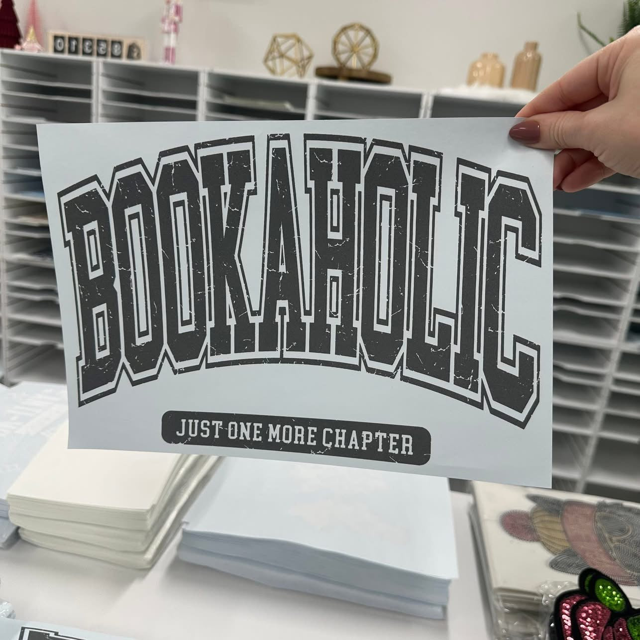 Bookaholic Screen Print