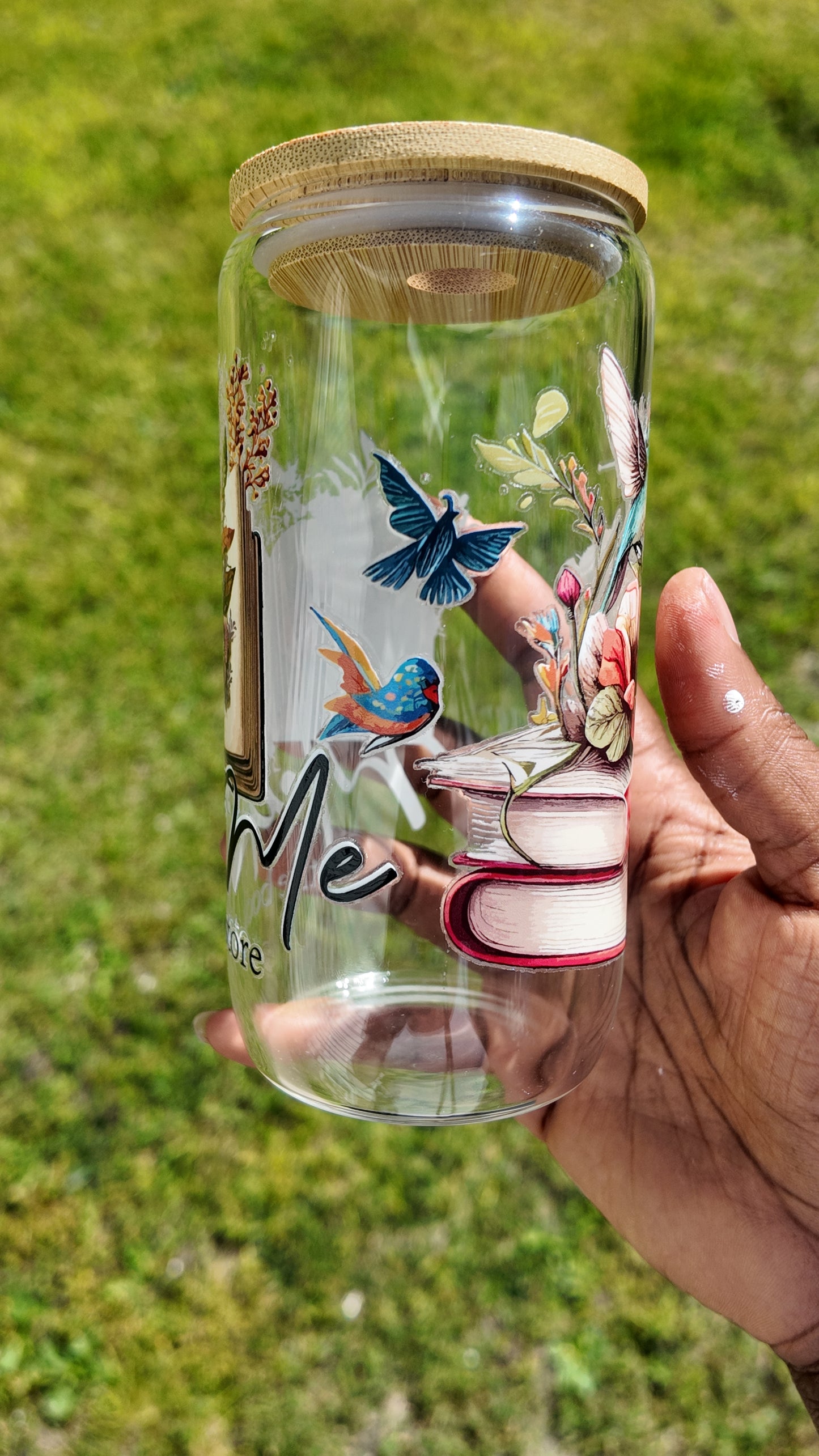 Books Glass Cup