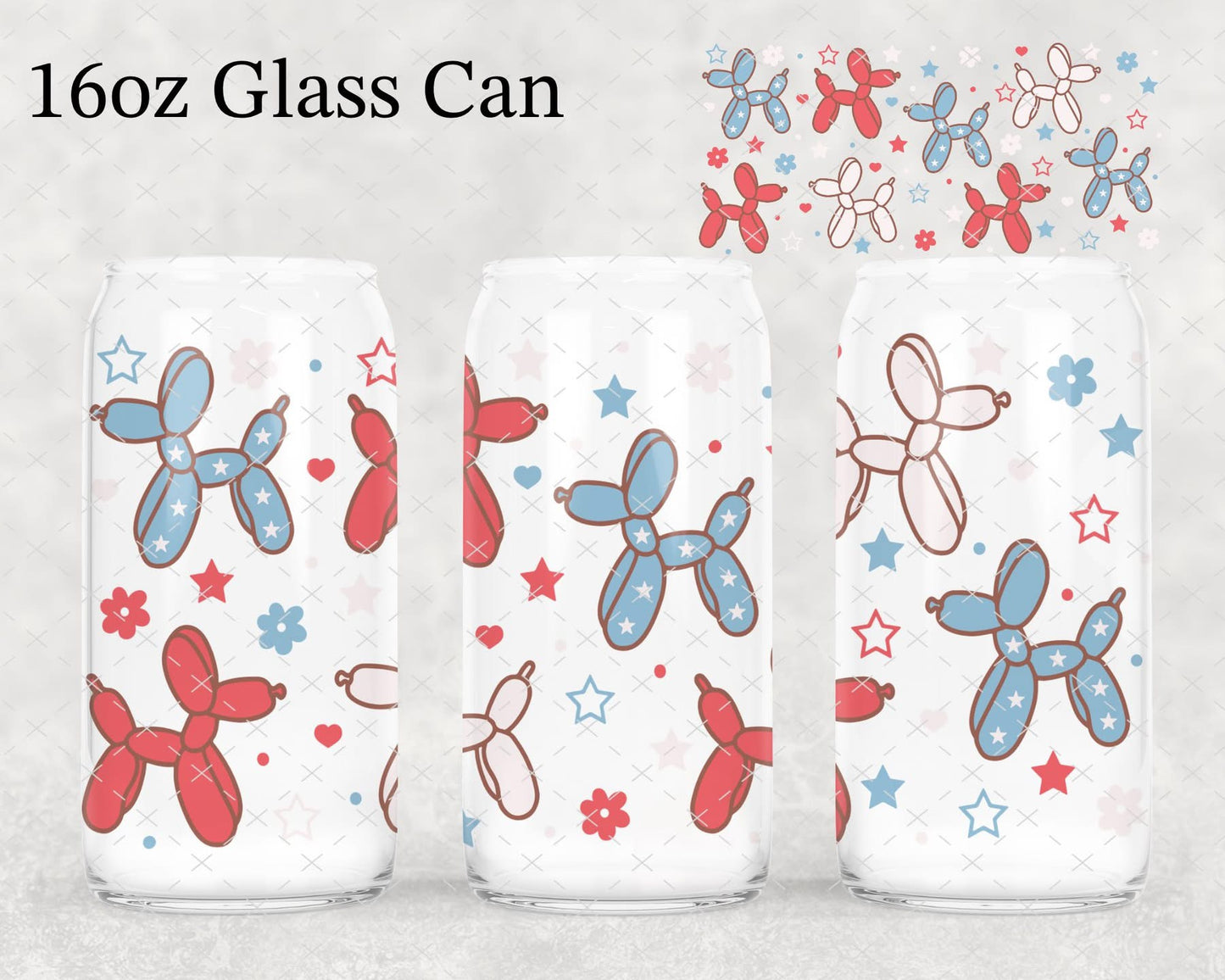 4th of July triple cup design