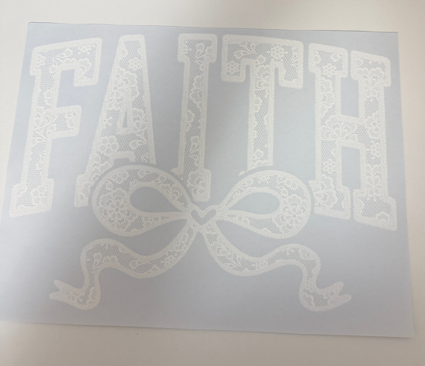 Faith Lace Screen Print