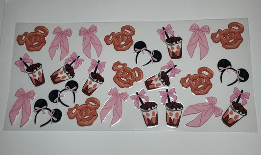 Mickey and Bows Cup Wrap