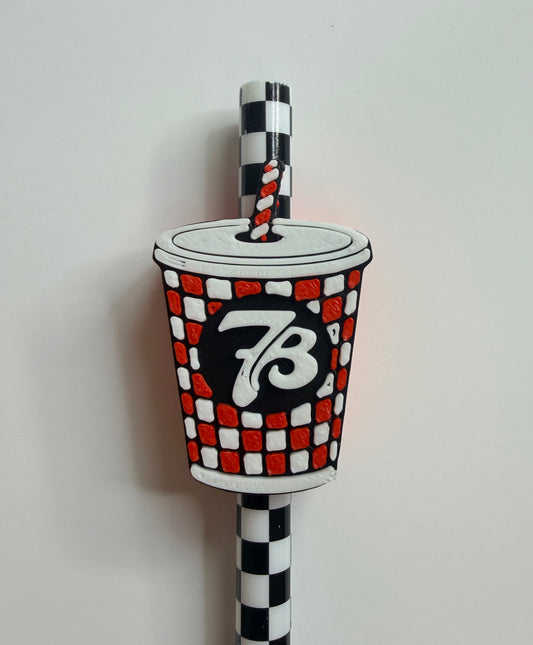 7 B Straw Topper
