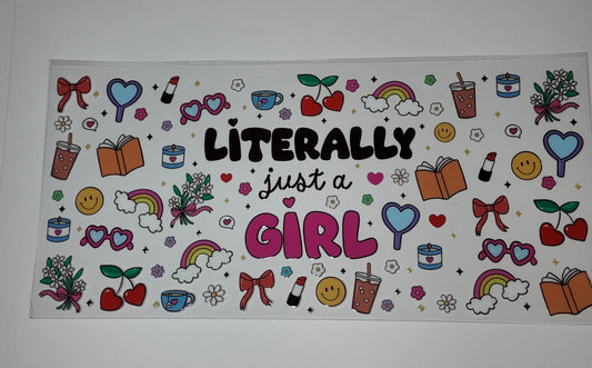 Just a Girl Cup Wrap