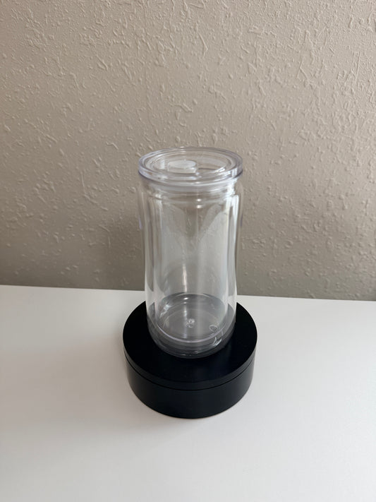 16oz Acrylic Snow Globe Cup
