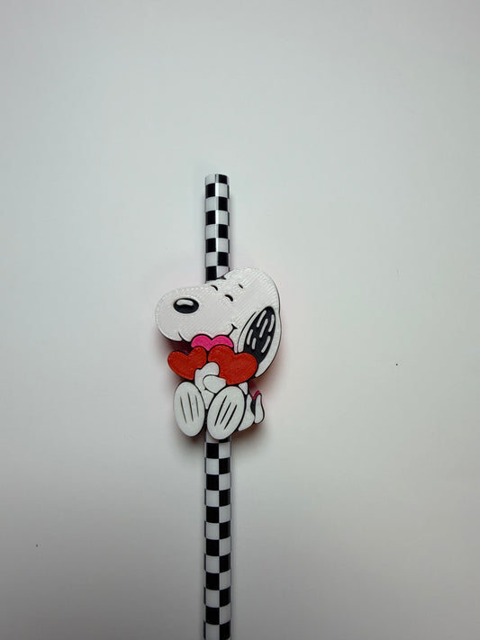 Charlie 3D Straw Topper