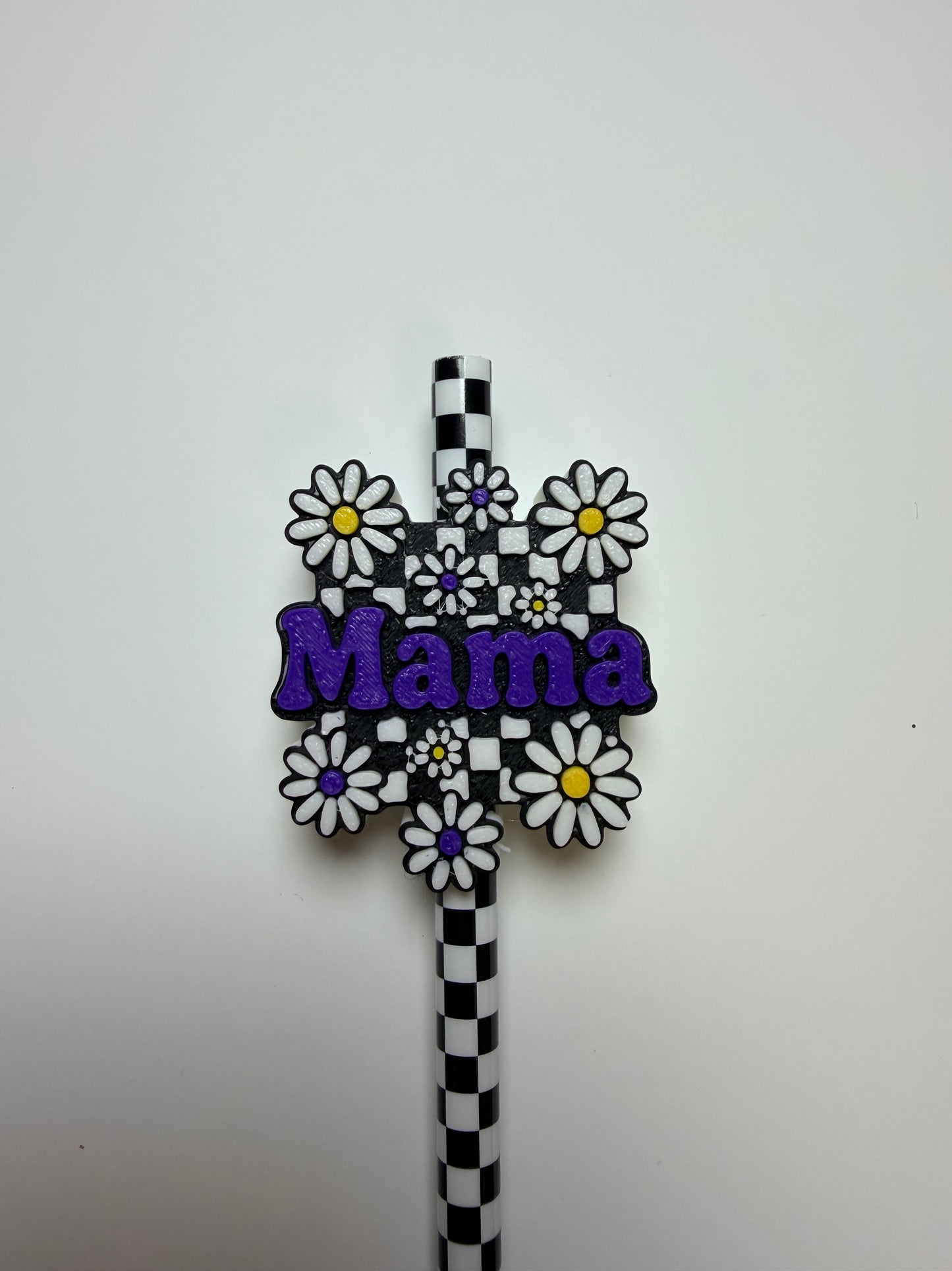 Flower Mama Straw Topper
