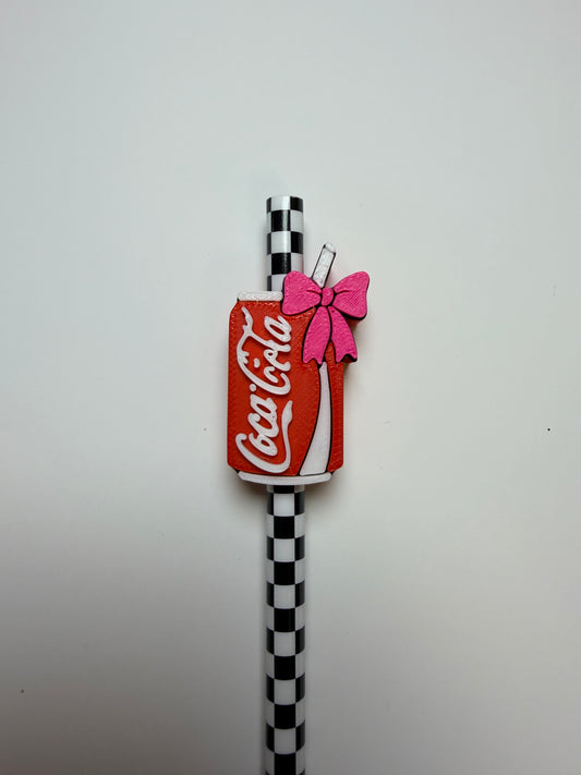 Coke 3D Straw Topper