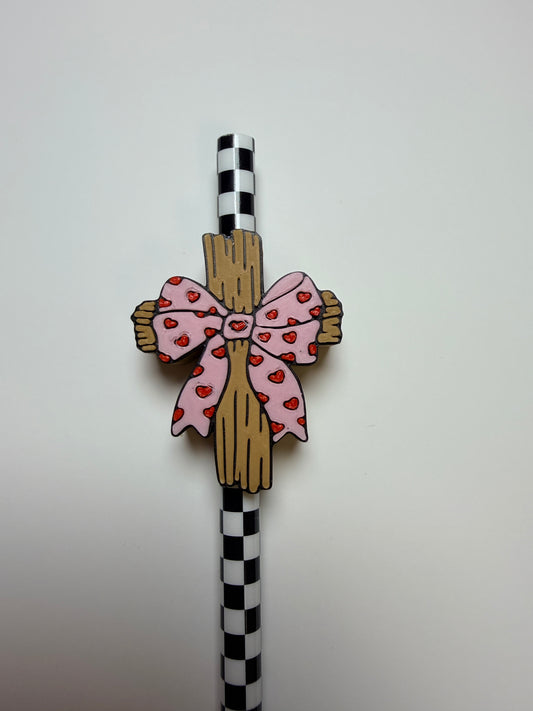 Cross 3D Straw Topper