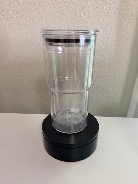 18oz Acrylic Snowglobe Tumbler