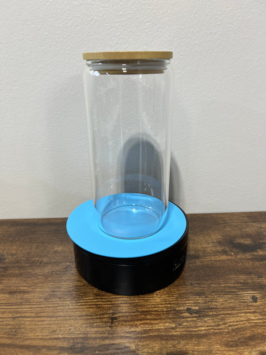 20oz Glass Cup with Bamboo Lid