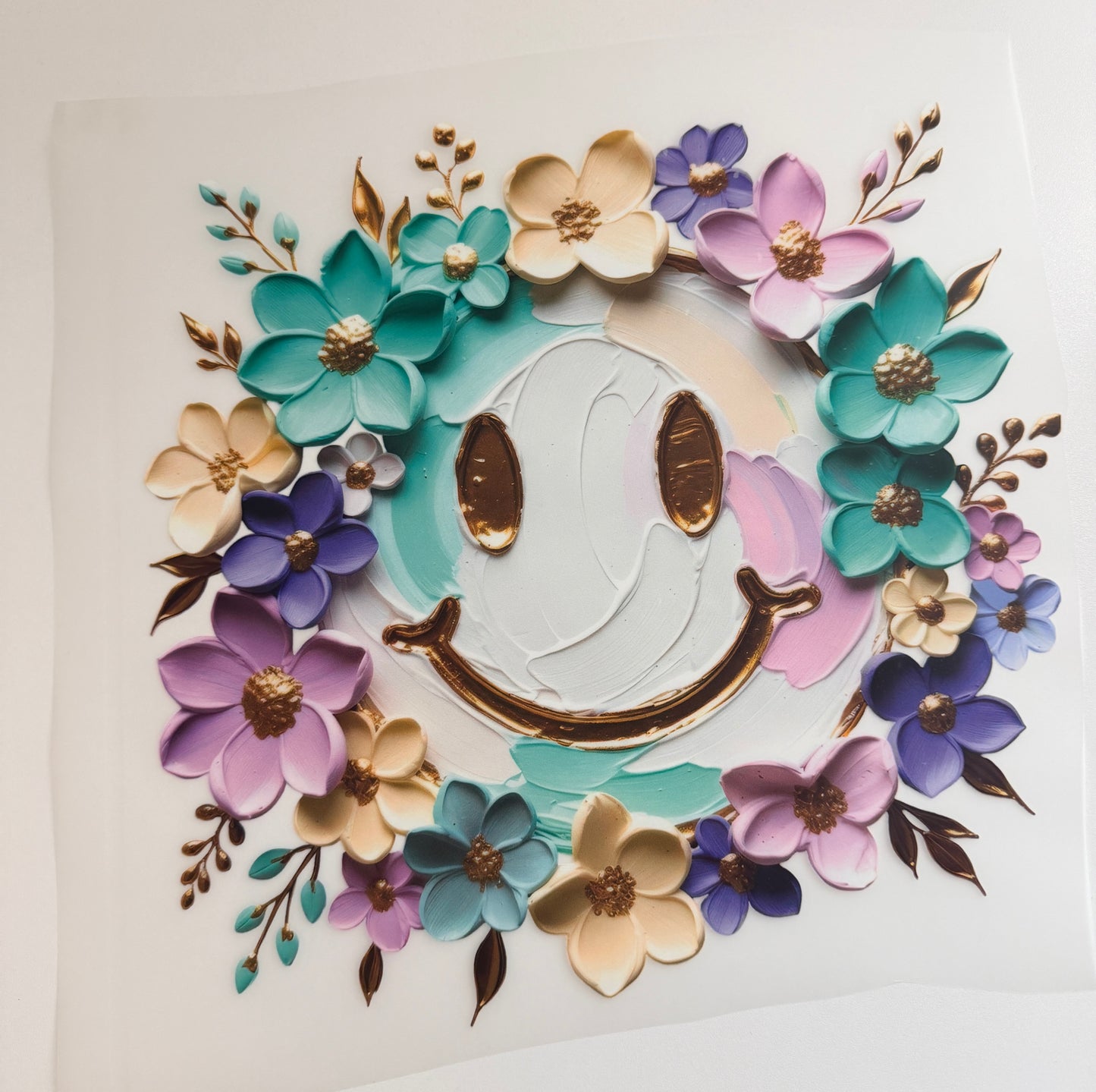 Painted Smiley Face DTF