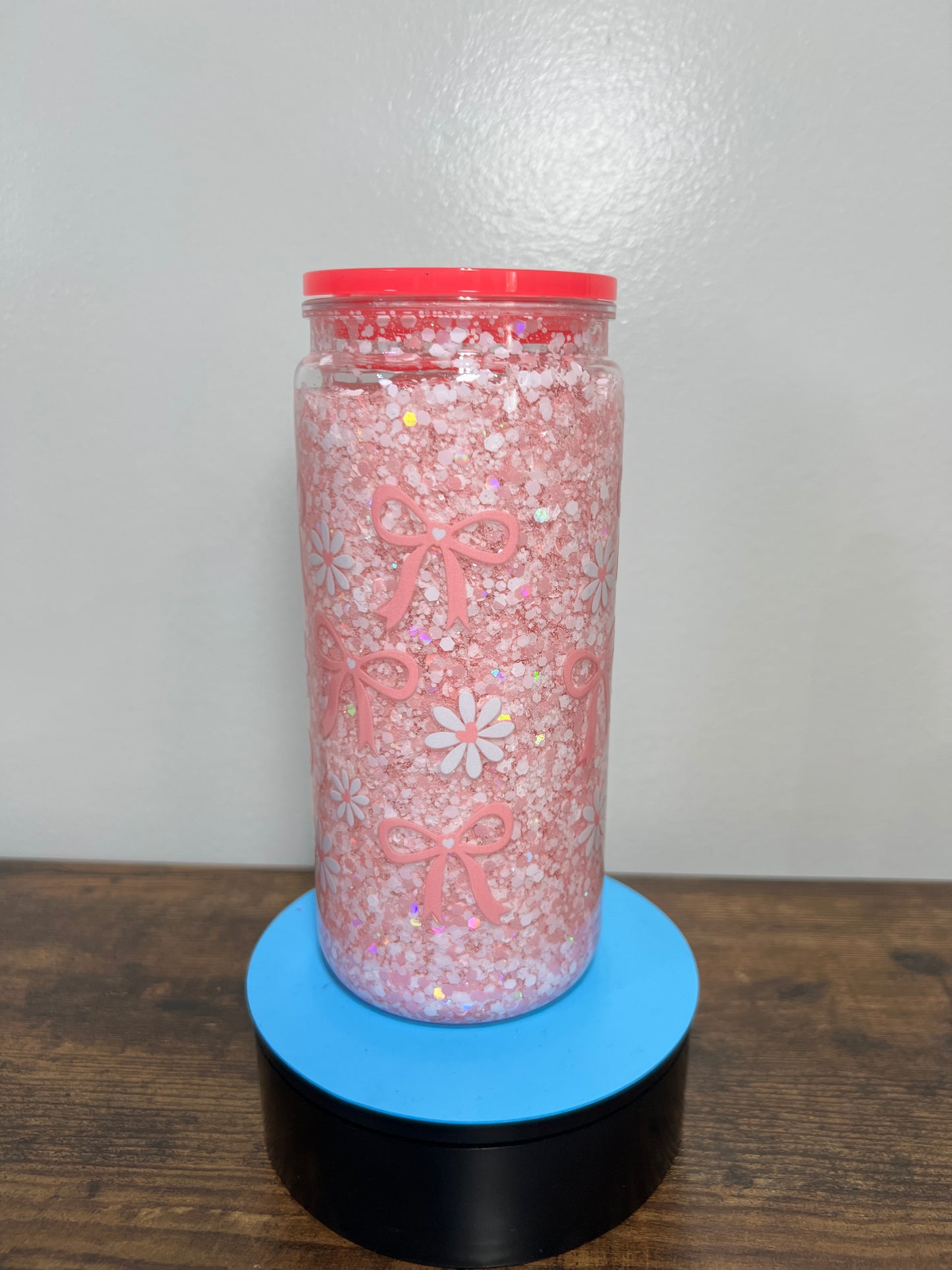 Coquette Bows SnowGlobe Cup