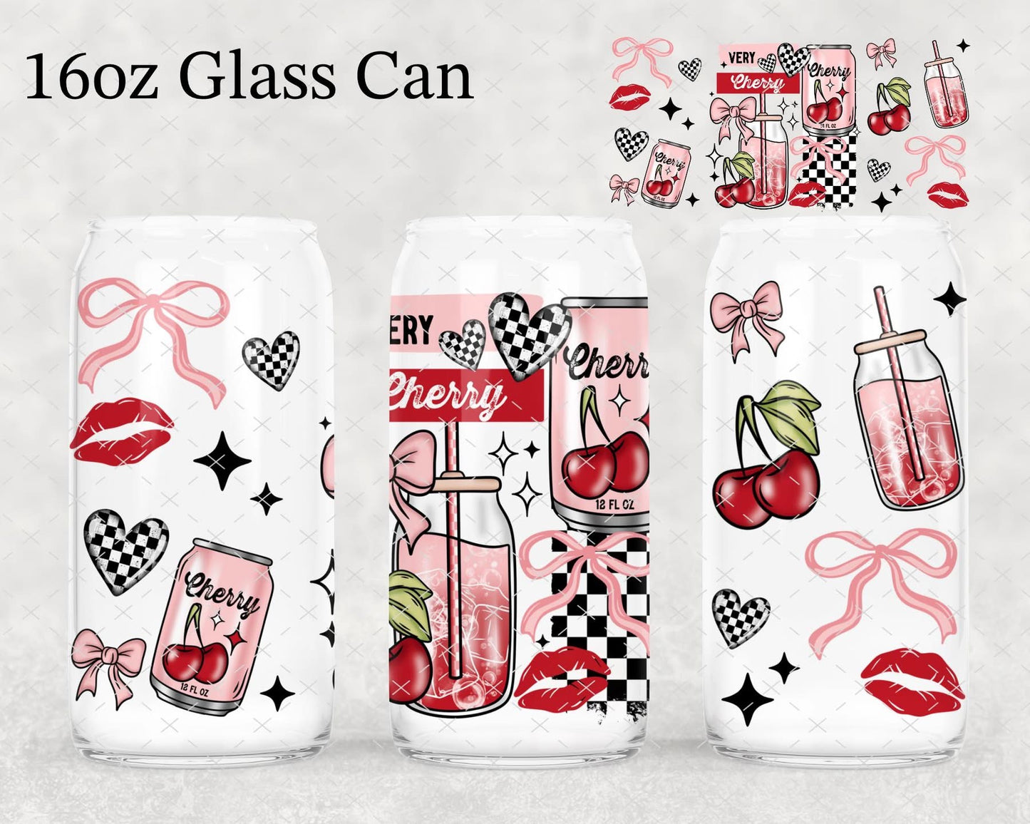 Very Cherry UV Cup Wrap