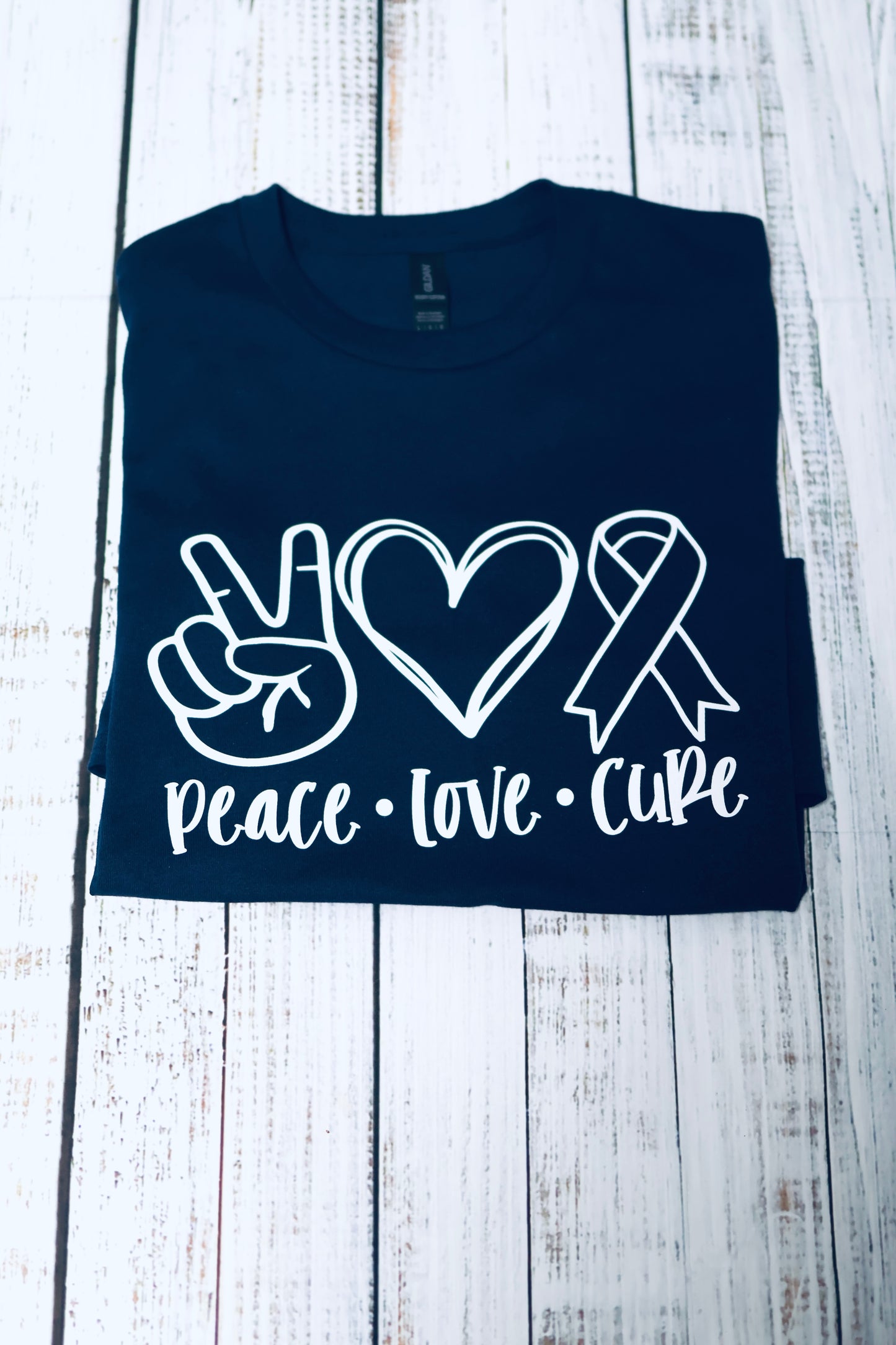 Peace Love Cure Short Sleeve Shirt