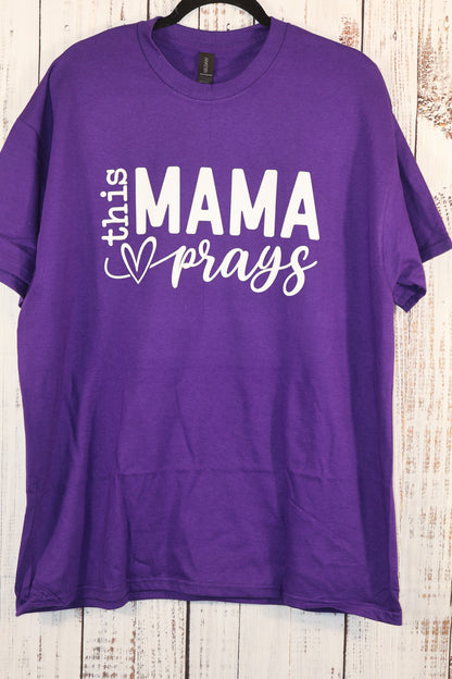 This Mama Prays Short Sleeve T-shirt